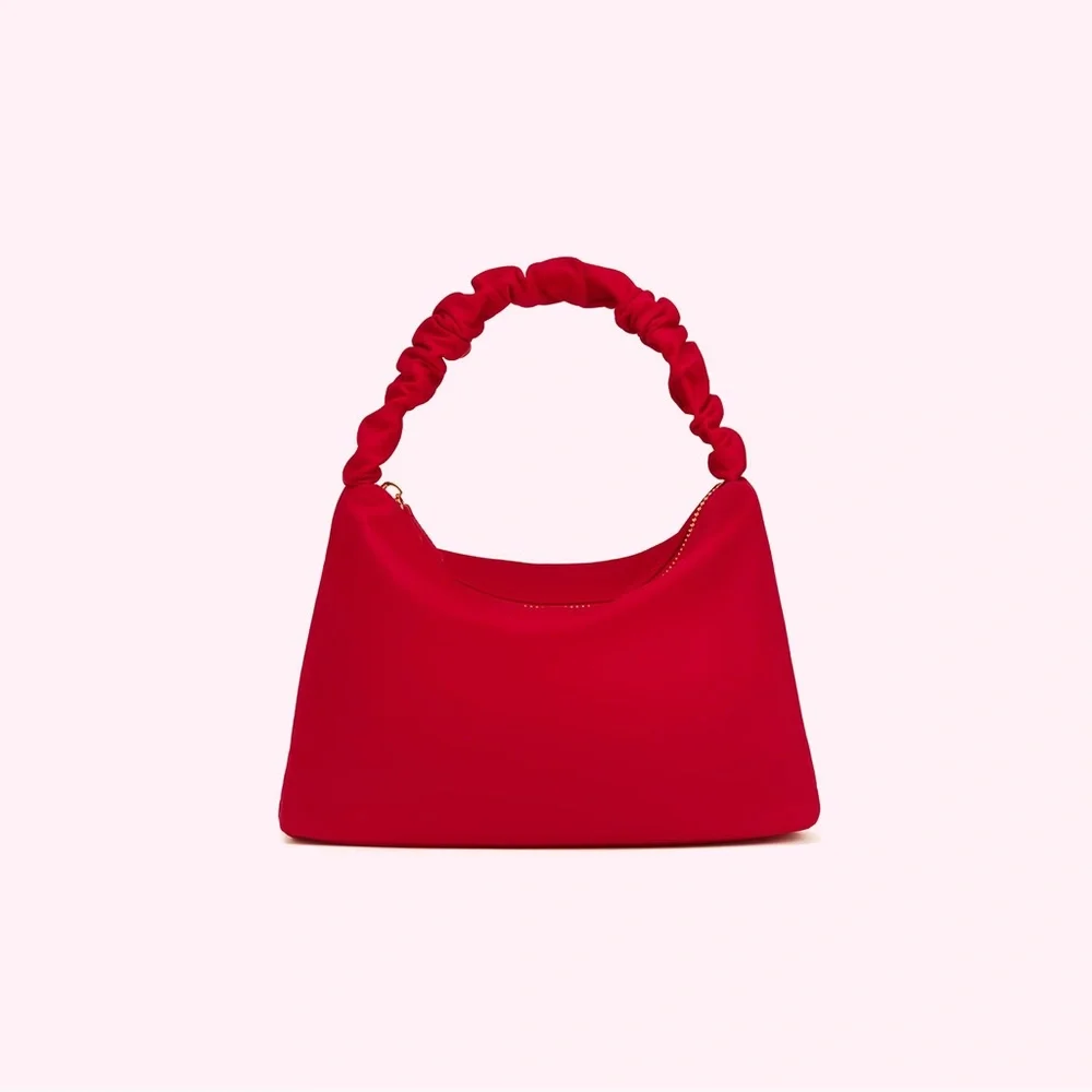 Stoney Clover Lane scrunch bag ruby - Picture 1 of 12